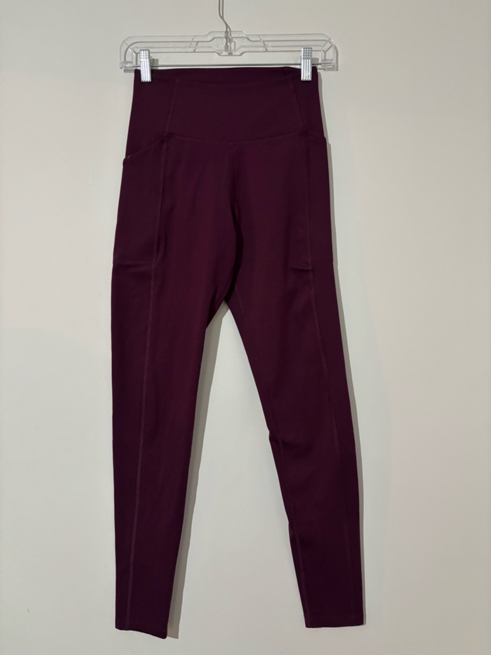 girlfriend collective Plum High-Rise Pocket Leggings